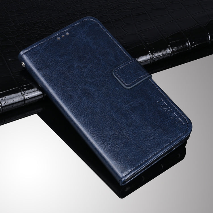 idewei Crazy Horse Texture Horizontal Flip Leather Case with Holder & Card Slots & Wallet, For ZTE Blade A51, For ZTE Blade A71