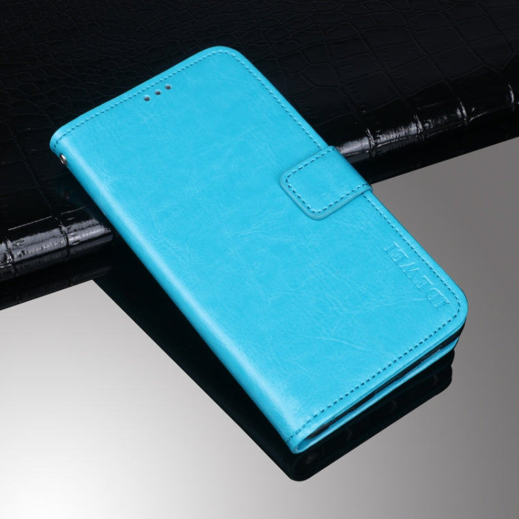 idewei Crazy Horse Texture Horizontal Flip Leather Case with Holder & Card Slots & Wallet, For ZTE Blade A51, For ZTE Blade A71