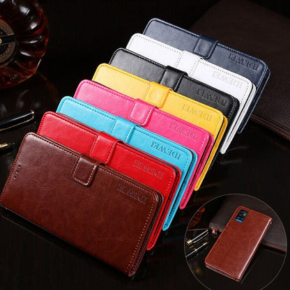 idewei Crazy Horse Texture Horizontal Flip Leather Case with Holder & Card Slots & Wallet, Series 2