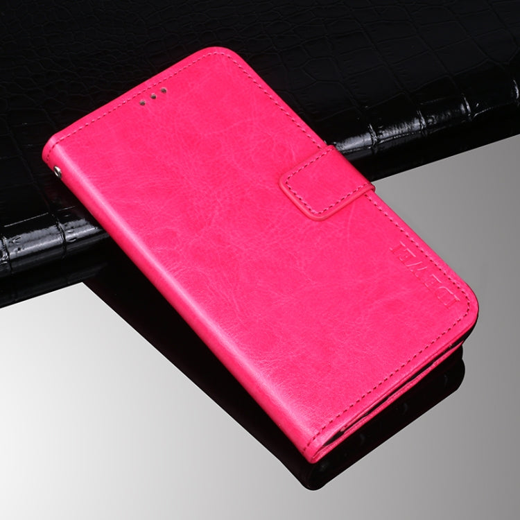 idewei Crazy Horse Texture Horizontal Flip Leather Case with Holder & Card Slots & Wallet, For ZTE Blade A51, For ZTE Blade A71