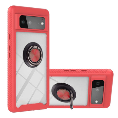 Starry Sky Solid Color Series Shockproof PC + TPU Protective Case with Ring Holder & Magnetic Function