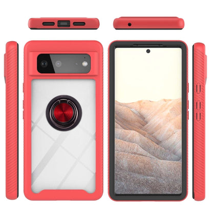 Starry Sky Solid Color Series Shockproof PC + TPU Protective Case with Ring Holder & Magnetic Function