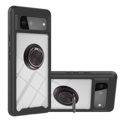 Starry Sky Solid Color Series Shockproof PC + TPU Protective Case with Ring Holder & Magnetic Function