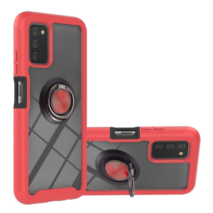 Starry Sky Solid Color Series Shockproof PC + TPU Protective Case with Ring Holder & Magnetic Function