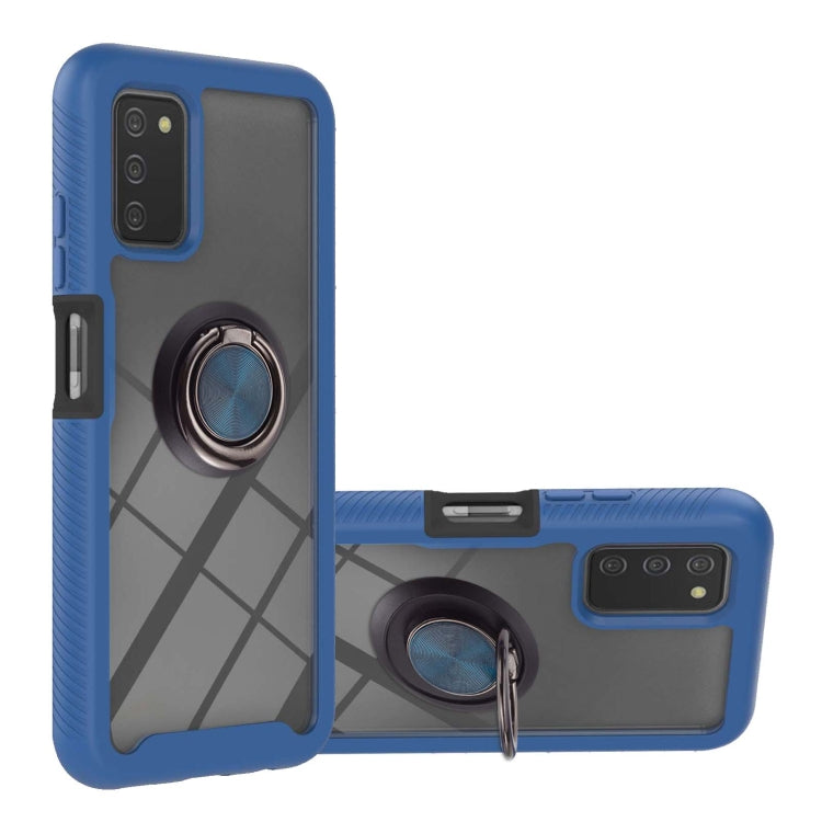 Starry Sky Solid Color Series Shockproof PC + TPU Protective Case with Ring Holder & Magnetic Function