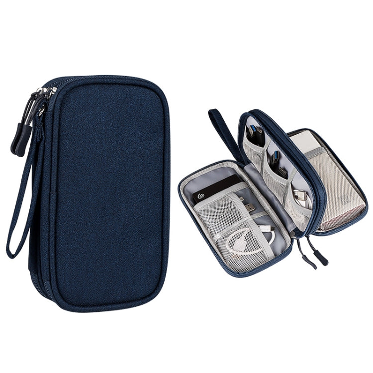 SM05 Double-layer Digital Accessory Storage Bag with Lanyard