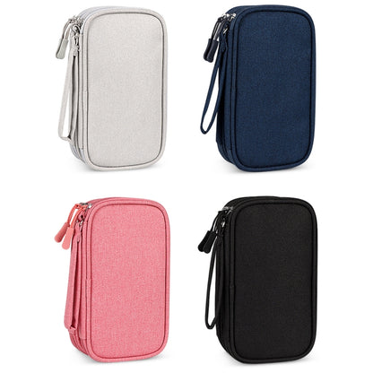 SM05 Double-layer Digital Accessory Storage Bag with Lanyard