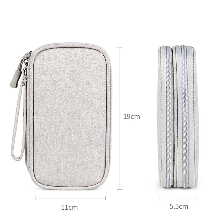 SM05 Double-layer Digital Accessory Storage Bag with Lanyard