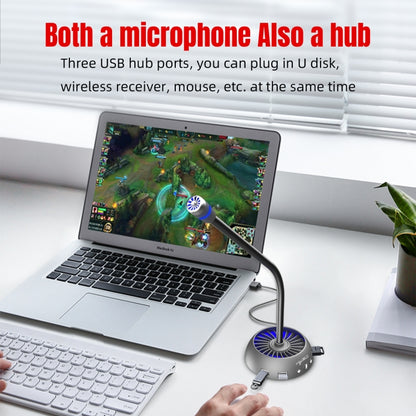 HXSJ F15 USB Anti-interference Matrix Noise Reduction Microphone