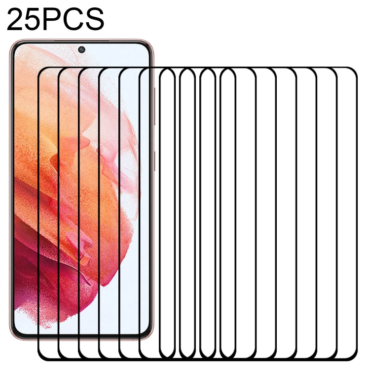 25 PCS Full Glue 9H HD 3D Curved Edge Tempered Glass Film