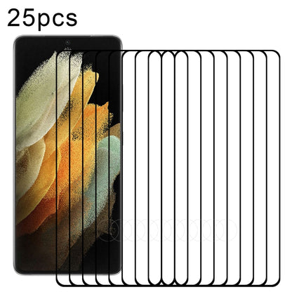 25 PCS Full Glue 9H HD 3D Curved Edge Tempered Glass Film