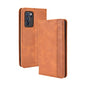 Magnetic Buckle Retro Crazy Horse Texture Horizontal Flip Leather Case with Holder & Card Slots & Photo Frame, Series 3