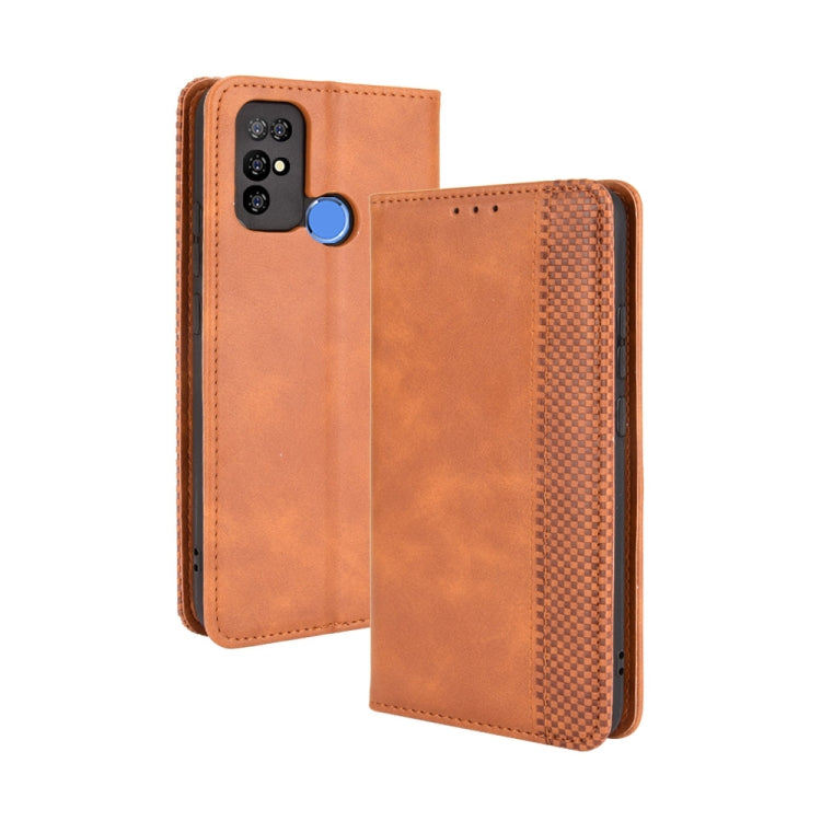 Magnetic Buckle Retro Crazy Horse Texture Horizontal Flip Leather Case with Holder & Card Slots & Photo Frame, Series 1