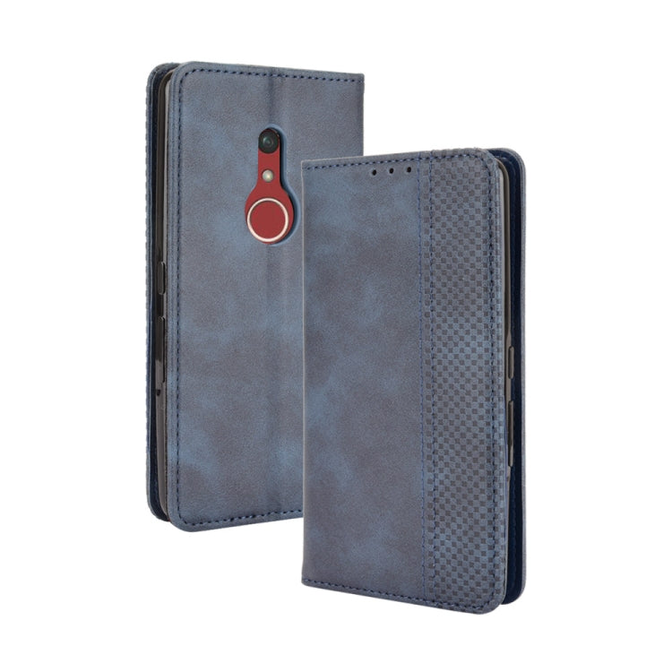 Magnetic Buckle Retro Crazy Horse Texture Horizontal Flip Leather Case with Holder & Card Slots & Photo Frame, Series 1