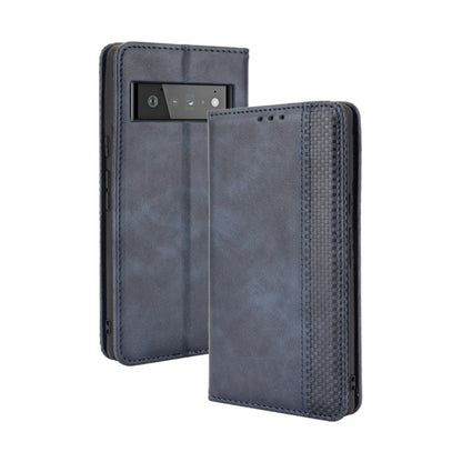 Magnetic Buckle Retro Crazy Horse Texture Horizontal Flip Leather Case with Holder & Card Slots & Photo Frame, Series 3