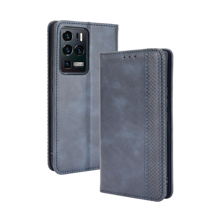 Magnetic Buckle Retro Crazy Horse Texture Horizontal Flip Leather Case with Holder & Card Slots & Photo Frame, Series 3