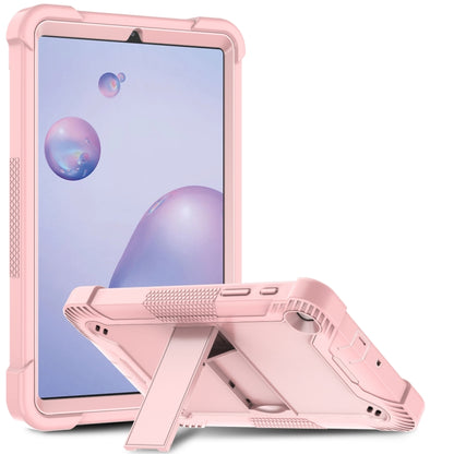 Silicone + PC Shockproof Protective Case with Holder, For Samsung Galaxy Tab A 8.0 2019, For Samsung Galaxy Tab A 8.4(2020), For Samsung Galaxy Tab A7 Lite T225/T220, For Samsung Galaxy Tab S6 Lite, For Samsung Galaxy Tab S7 FE�������������������������...