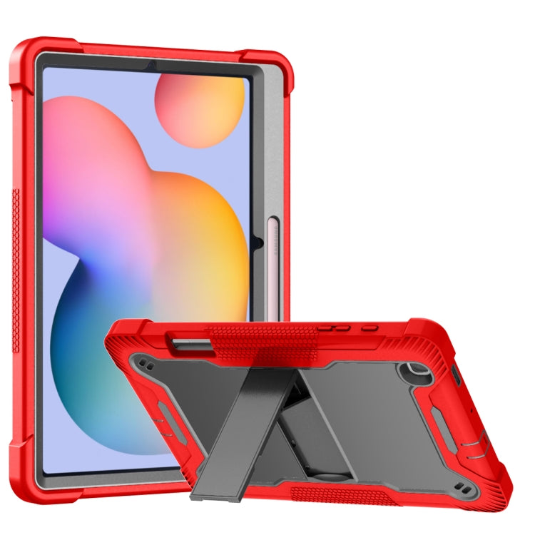 Silicone + PC Shockproof Protective Case with Holder, For Samsung Galaxy Tab A 8.0 2019, For Samsung Galaxy Tab A 8.4(2020), For Samsung Galaxy Tab A7 Lite T225/T220, For Samsung Galaxy Tab S6 Lite, For Samsung Galaxy Tab S7 FE�������������������������...