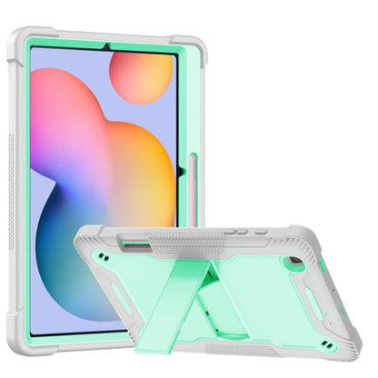 Silicone + PC Shockproof Protective Case with Holder, For Samsung Galaxy Tab A 8.0 2019, For Samsung Galaxy Tab A 8.4(2020), For Samsung Galaxy Tab A7 Lite T225/T220, For Samsung Galaxy Tab S6 Lite, For Samsung Galaxy Tab S7 FE�������������������������...