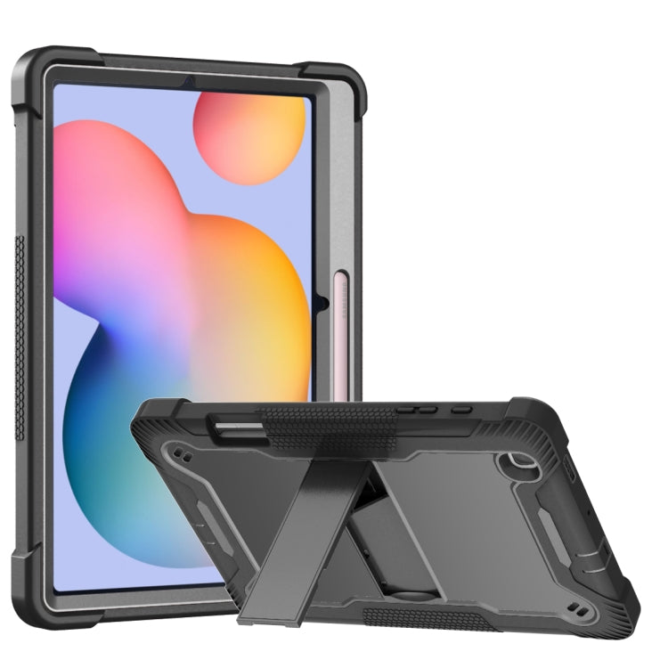Silicone + PC Shockproof Protective Case with Holder, For Samsung Galaxy Tab A 8.0 2019, For Samsung Galaxy Tab A 8.4(2020), For Samsung Galaxy Tab A7 Lite T225/T220, For Samsung Galaxy Tab S6 Lite, For Samsung Galaxy Tab S7 FE�������������������������...