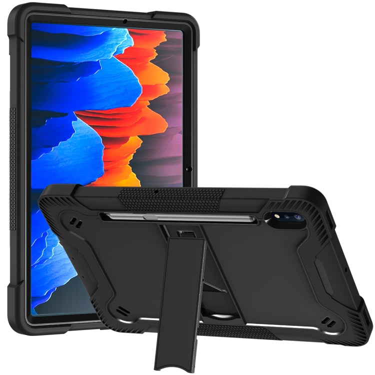 Silicone + PC Shockproof Protective Case with Holder, For Samsung Galaxy Tab A 8.0 2019, For Samsung Galaxy Tab A 8.4(2020), For Samsung Galaxy Tab A7 Lite T225/T220, For Samsung Galaxy Tab S6 Lite, For Samsung Galaxy Tab S7 FE�������������������������...