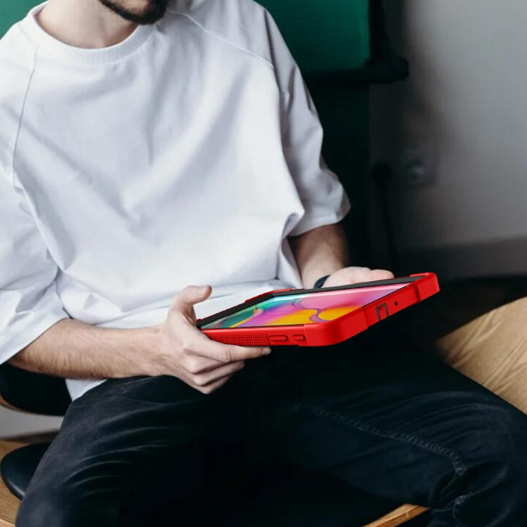 Silicone + PC Shockproof Protective Case with Holder, For Samsung Galaxy Tab A 10.1 (2019), For Samsung Galaxy Tab A7 10.4 (2020)