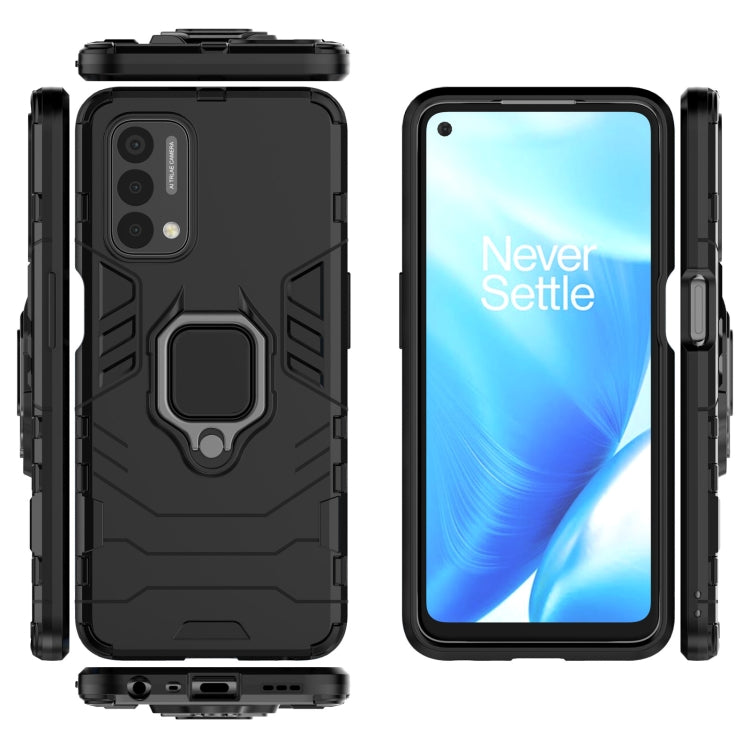PC + TPU Shockproof Protective Case with Magnetic Ring Holder, For OnePlus Nord N200 5G