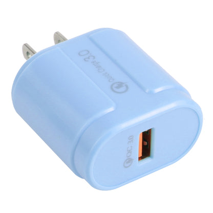 13-3 QC3.0 Single USB Interface Macarons Travel Charger,, EU Plug, US Plug
