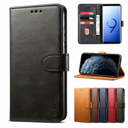 GUSSIM Business Style Horizontal Flip Leather Case with Holder & Card Slots & Wallet