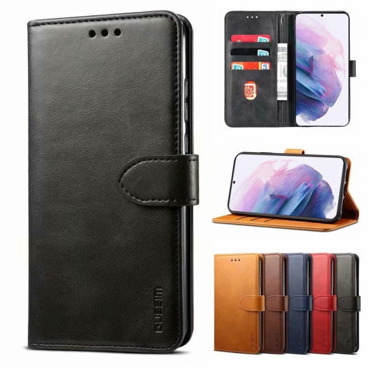 GUSSIM Business Style Horizontal Flip Leather Case with Holder & Card Slots & Wallet, For Samsung Galaxy S21 5G, For Samsung Galaxy S21+ 5G, For Samsung Galaxy S21 FE, For Samsung Galaxy S21 Ultra 5G