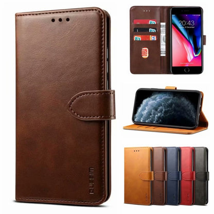 GUSSIM Business Style Horizontal Flip Leather Case with Holder & Card Slots & Wallet