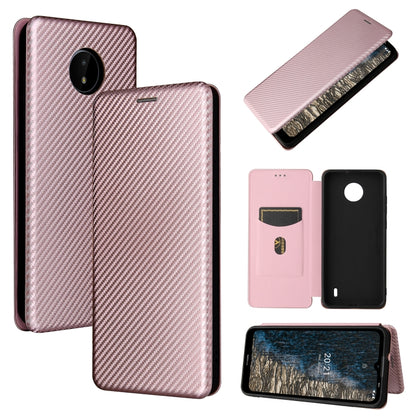 Carbon Fiber Texture Magnetic Horizontal Flip TPU + PC + PU Leather Case with Card Slot