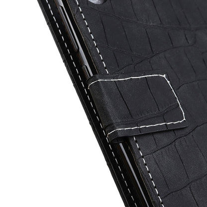 Magnetic Crocodile Texture Horizontal Flip Leather Case with Holder & Card Slots & Wallet