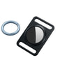 Magnetic Metal Protective Cover Case with Switchable Keychain Ring For AirTag