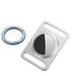 Magnetic Metal Protective Cover Case with Switchable Keychain Ring For AirTag 2nd Gen / AirTag 1st Gen