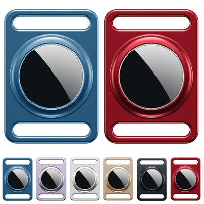 Magnetic Metal Protective Cover Case with Switchable Keychain Ring For AirTag 2nd Gen / AirTag 1st Gen