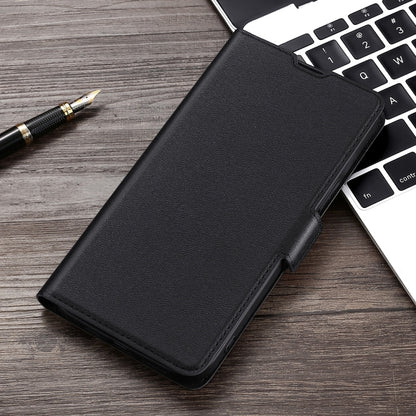 Ultra-thin Voltage Side Buckle PU + TPU Horizontal Flip Leather Case with Holder & Card Slot