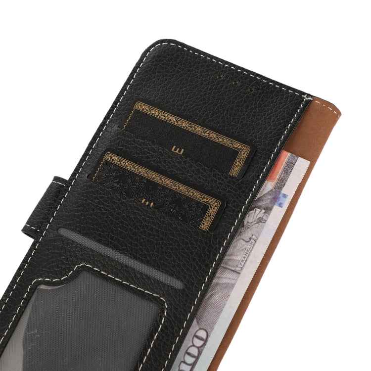 Litchi Texture PU + TPU Horizontal Flip Leather Case with Holder & Card Slots & Wallet
