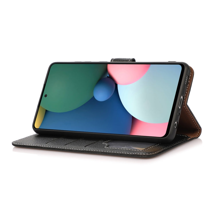Litchi Texture PU + TPU Horizontal Flip Leather Case with Holder & Card Slots & Wallet