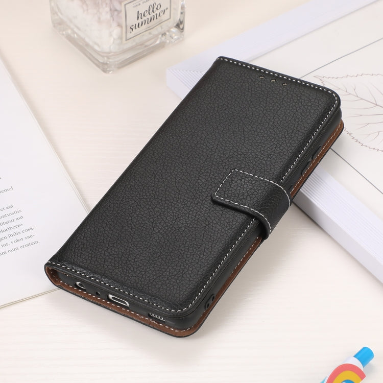 Litchi Texture PU + TPU Horizontal Flip Leather Case with Holder & Card Slots & Wallet