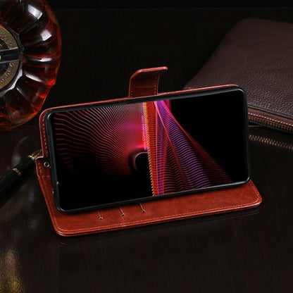 idewei Crazy Horse Texture Horizontal Flip Leather Case with Holder & Card Slots & Wallet, For Sony Xperia 5 III, For Sony Xperia 10 III, For vivo S10