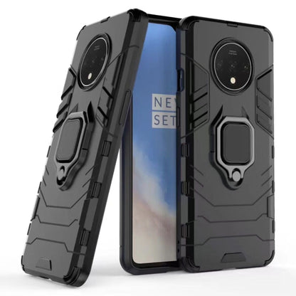 For OnePlus 7T Shockproof PC + TPU Case with Magnetic Ring Holder