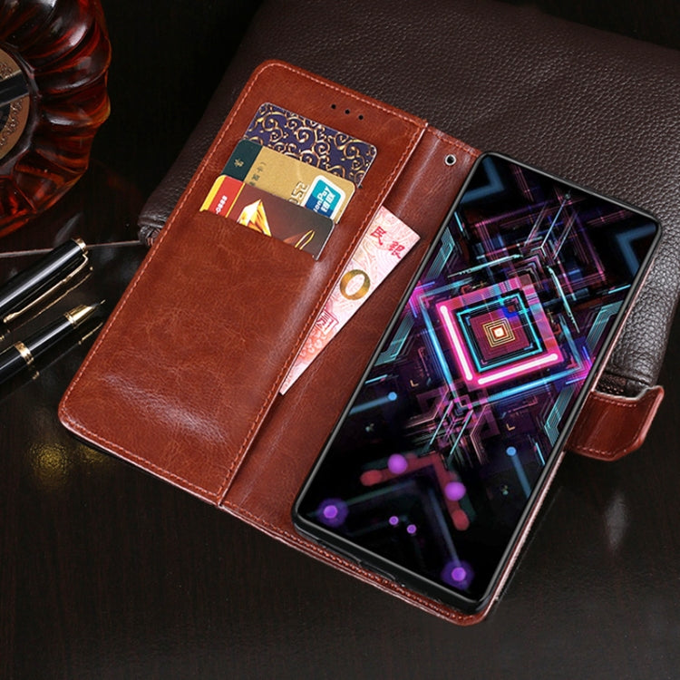 idewei Crazy Horse Texture Horizontal Flip Leather Case with Holder & Card Slots & Wallet, Series 2