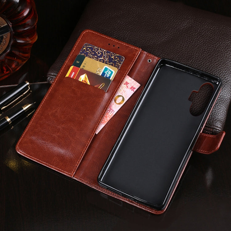 idewei Crazy Horse Texture Horizontal Flip Leather Case with Holder & Card Slots & Wallet, Series 2