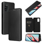 Carbon Fiber Texture Magnetic Horizontal Flip TPU + PC + PU Leather Case with Card Slot