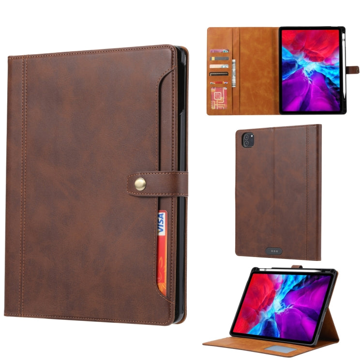 Calf Texture Double Fold Clasp Horizontal Flip Leather Case with Photo Frame & Holder & Card Slots & Wallet