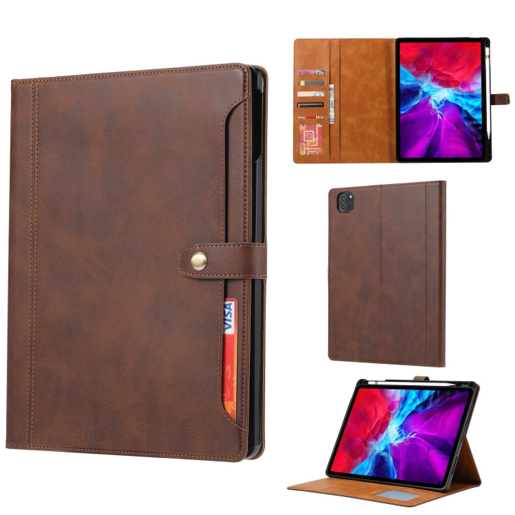 Calf Texture Double Fold Clasp Horizontal Flip Leather Case with Photo Frame & Holder & Card Slots & Wallet