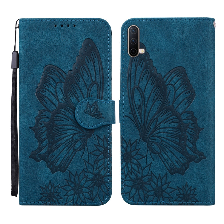 Retro Skin Feel Butterflies Embossing Horizontal Flip Leather Case with Holder & Card Slots & Wallet