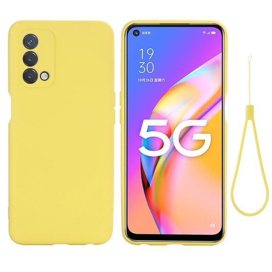 Pure Color Liquid Silicone Shockproof Full Coverage Case, For OnePlus Nord N200 / OPPO A93 5G