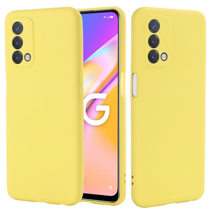 Pure Color Liquid Silicone Shockproof Full Coverage Case, For OnePlus Nord N200 / OPPO A93 5G